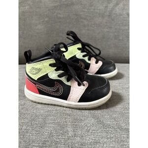 Toddler Nike Air Jordan 1 Mid SE Glow in the Dark (AV5172-076) Size 6C